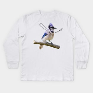 Blue Jay Calls His Shot Kids Long Sleeve T-Shirt